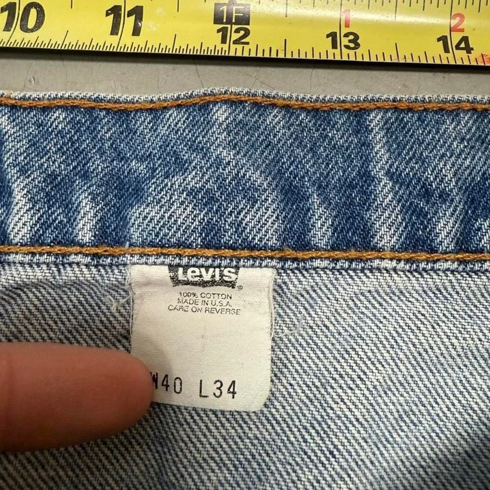 Vintage Orange Tab‎ Baggy Bootcut Levi's 517 Denim Jeans